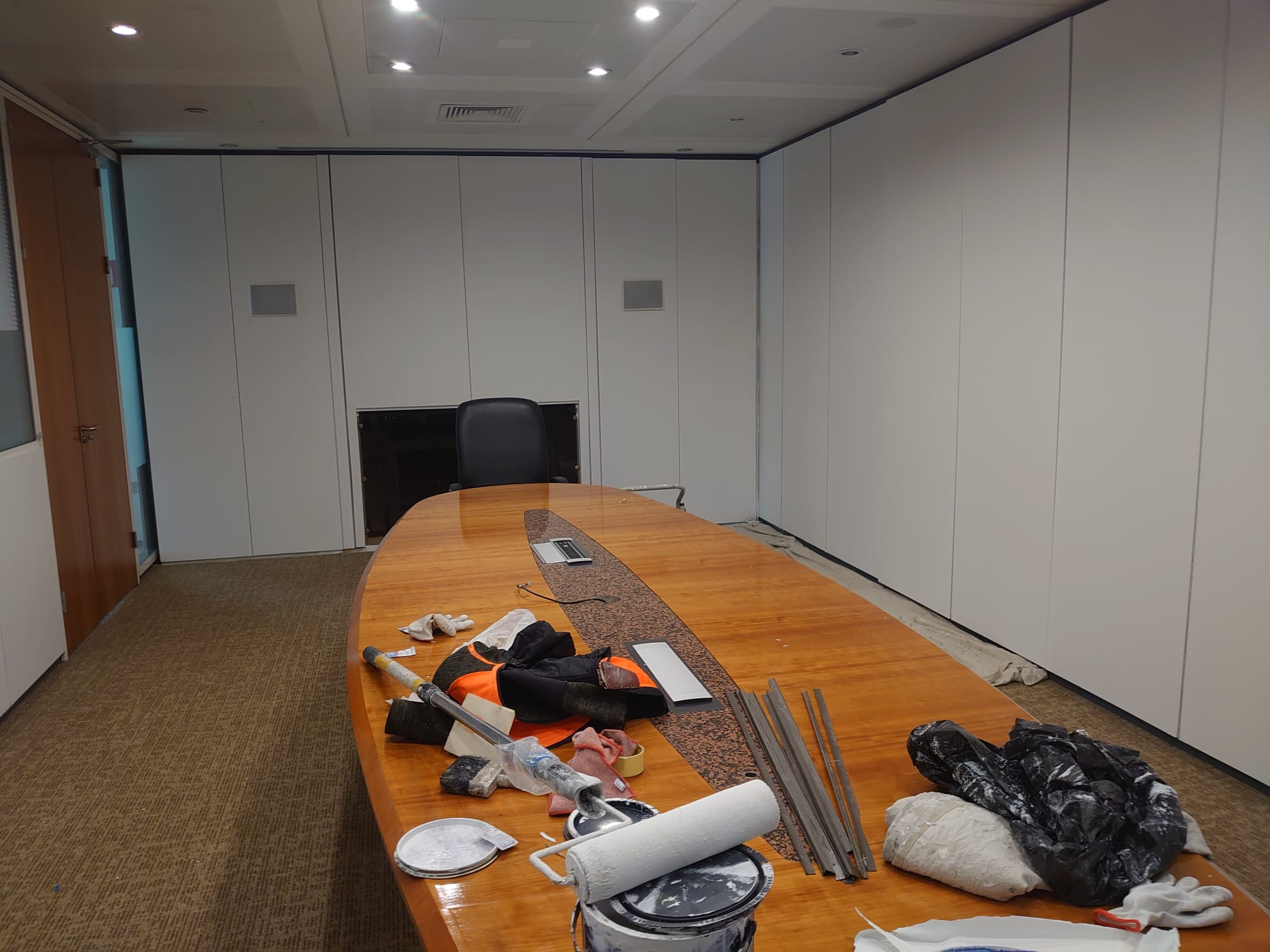 David Craine Painting commercial fit-out project